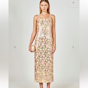 NWT Endless Rose Sequin Midi Dress Size XS